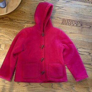 Women dark pink Lands End  Coat size Medium M